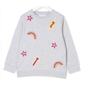 •Stella McCartney rainbow, stars, flash sweater•